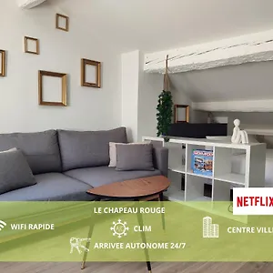  Appartement Le Rouge Au Coeur Du Centre Historique Frankrijk
